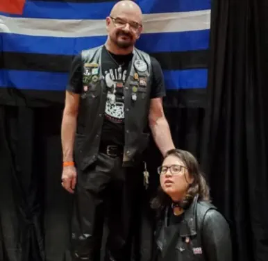 Instructor announcement: Stan & slavegilr laura, Art of Erotic Flogging, New Mexico Leather & KInk Fair, April 10-11, 2026